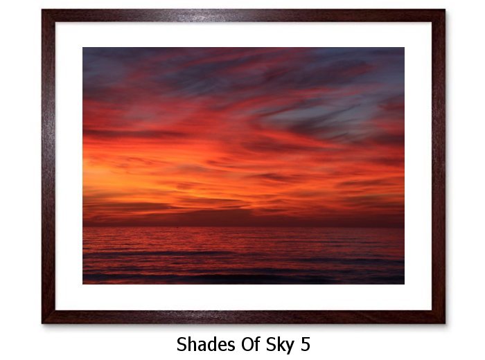 Shades Of Sky Framed Print